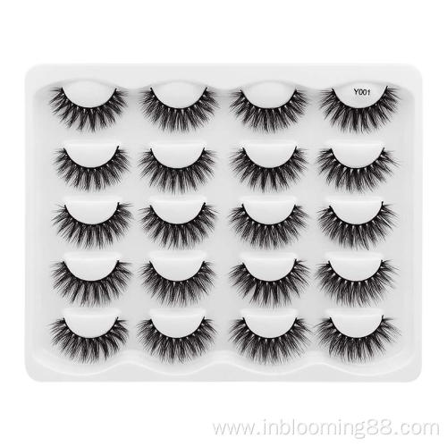 Layered Effect 100% Handmade 3D Strip False Eyelashes